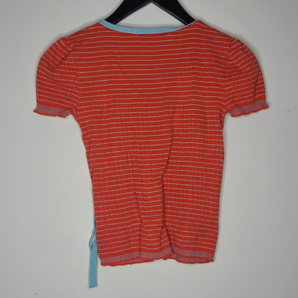 Marc Jacob's Sweater Top Small 100% Cotton Wrap Around - Picture 2 of 4